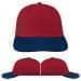 USA Made Red-Navy Unstructured "Dad" Cap