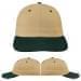 USA Made Khaki-Hunter Green Unstructured "Dad" Cap