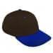 Black Unstructured "Dad"-Royal Blue Visor, Eyelets