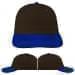USA Made Black-Royal Blue Unstructured "Dad" Cap