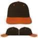 USA Made Black-Orange Unstructured "Dad" Cap