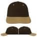 USA Made Black-Khaki Unstructured "Dad" Cap