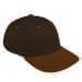 Black Unstructured "Dad"-Light Brown Visor, Eyelets