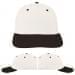 USA Made White-Black Unstructured "Dad" Cap