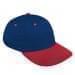 Navy Unstructured "Dad"-Red Visor, Eyelets