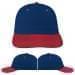USA Made Navy-Red Unstructured "Dad" Cap