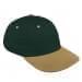 Hunter Green Unstructured "Dad"-Khaki Visor, Eyelets