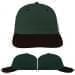 USA Made Hunter Green-Black Unstructured "Dad" Cap
