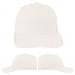 USA Made White Unstructured "Dad" Cap