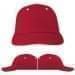 USA Made Red-White Unstructured "Dad" Cap