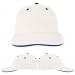 USA Made White-Royal Blue Unstructured "Dad" Cap