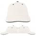 USA Made White-Hunter Green Unstructured "Dad" Cap