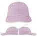 USA Made Pink-White Unstructured "Dad" Cap