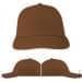 Brown-White Ripstop Velcro Dad Cap, Virtual Image