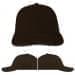 Black-Light Gray Pro Knit Self Strap Dad Cap, Virtual Image