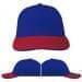 USA Made Royal Blue-Red Unstructured "Dad" Cap