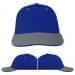 USA Made Royal Blue-Light Gray Unstructured "Dad" Cap
