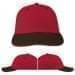 USA Made Red-Black Unstructured "Dad" Cap