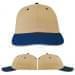 USA Made Khaki-Navy Unstructured "Dad" Cap