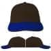 USA Made Black-Royal Blue Unstructured "Dad" Cap