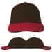 USA Made Black-Red Unstructured "Dad" Cap