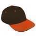 Black Unstructured "Dad"-Orange Visor, Eyelets