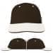 USA Made Black-White Unstructured "Dad" Cap