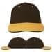USA Made Black-Athletic Gold Unstructured "Dad" Cap