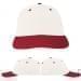 USA Made White-Red Unstructured "Dad" Cap