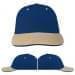 USA Made Navy-Khaki Unstructured "Dad" Cap