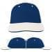 USA Made Navy-White Unstructured "Dad" Cap