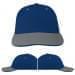 USA Made Navy-Light Gray Unstructured "Dad" Cap