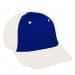Royal Blue Unstructured "Dad"-White Back Half, Visor
