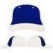 USA Made Royal Blue-White Unstructured "Dad" Cap