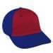 Red Unstructured "Dad"-Royal Blue Back Half, Visor