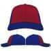 USA Made Red-Royal Blue Unstructured "Dad" Cap