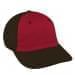 Red Unstructured "Dad"-Black Back Half, Visor