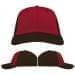 USA Made Red-Black Unstructured "Dad" Cap