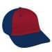 Red Unstructured "Dad"-Navy Back Half, Visor