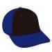 Black Unstructured "Dad"-Royal Blue Back Half, Visor