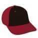 Black Unstructured "Dad"-Red Back Half, Visor