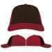 USA Made Black-Red Unstructured "Dad" Cap