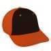 Black Unstructured "Dad"-Orange Back Half, Visor