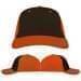 USA Made Black-Orange Unstructured "Dad" Cap