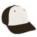 White Unstructured "Dad"-Black Back Half, Visor