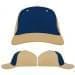 USA Made Navy-Khaki Unstructured "Dad" Cap