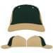 USA Made Hunter Green-Khaki Unstructured "Dad" Cap