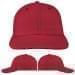USA Made Red-Black Unstructured "Dad" Cap