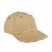 Khaki Unstructured "Dad"-Hunter Green Stitching, Eyelets