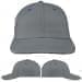 USA Made Light Gray-Navy Unstructured "Dad" Cap